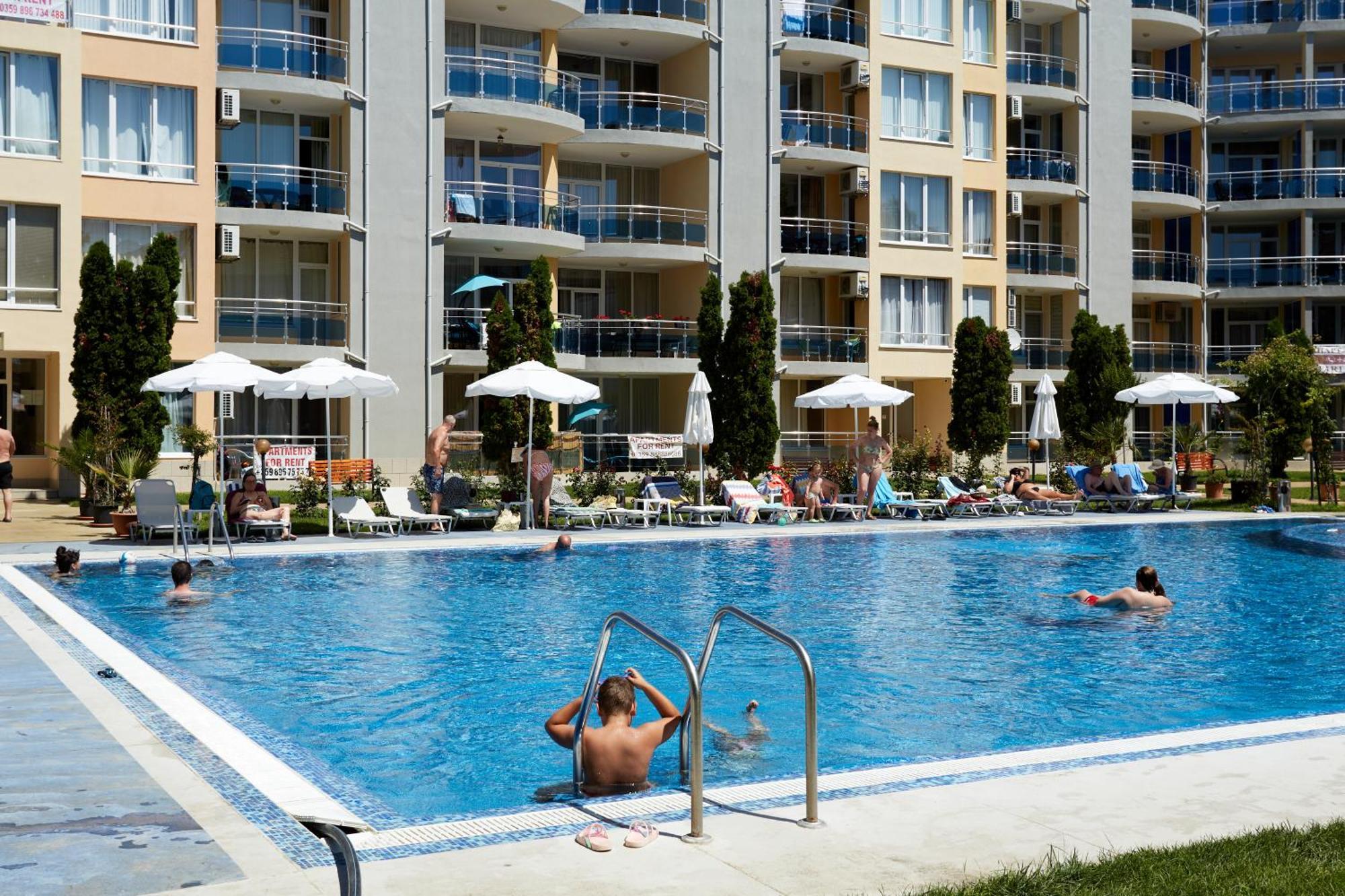 Luxury First Line Apartment With Pool By The Sea Nesebar Exteriér fotografie